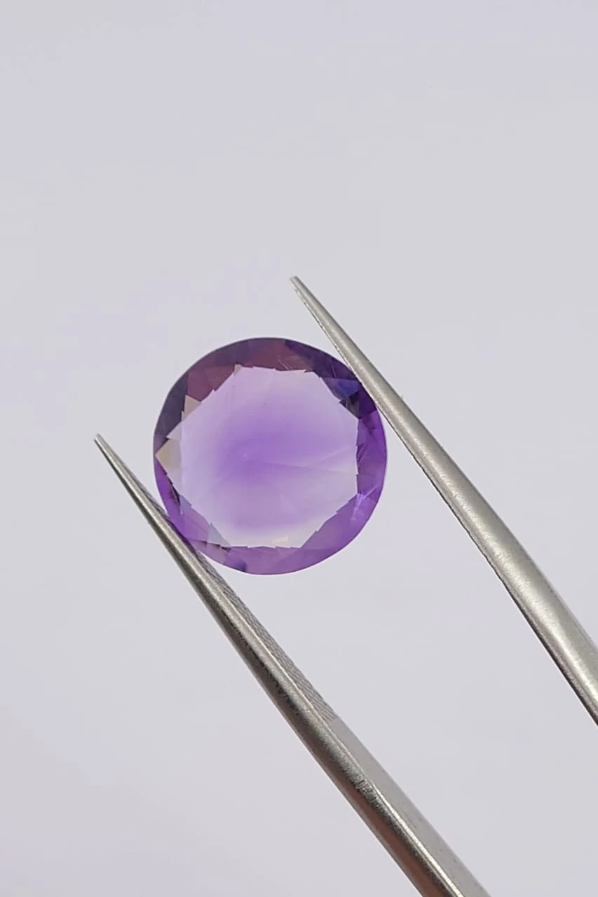 4.85ct Natural Amethyst Emerald Cut loose Gemstone From Nigeria — view 2